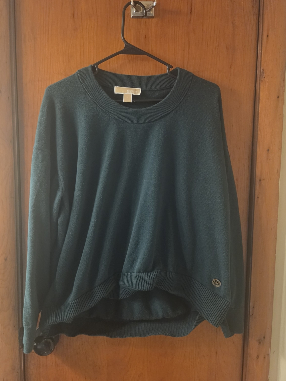 MICHAEL Michael Kors Dark Green Crewneck Sweater